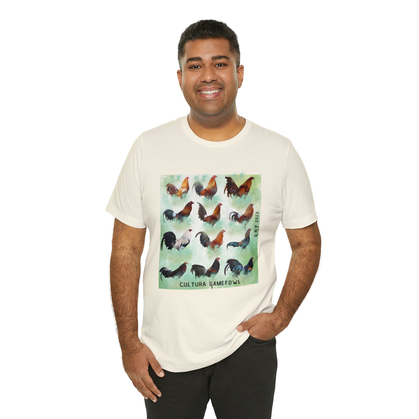 Cultura Gallos Finos Unisex Jersey Short Sleeve Tee