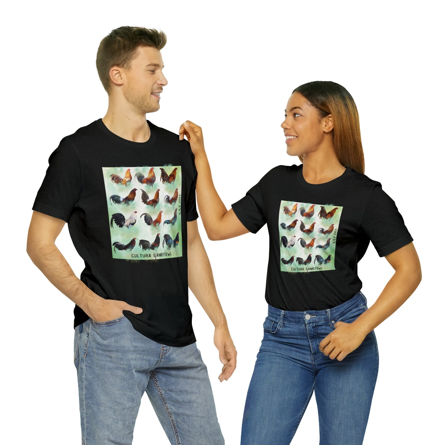 Cultura Gallos Finos Unisex Jersey Short Sleeve Tee