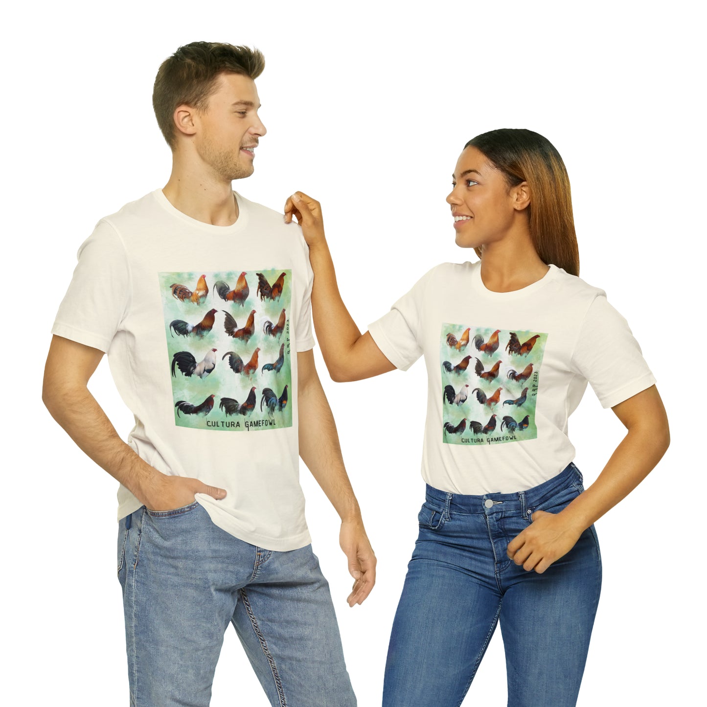 Cultura Gallos Finos Unisex Jersey Short Sleeve Tee