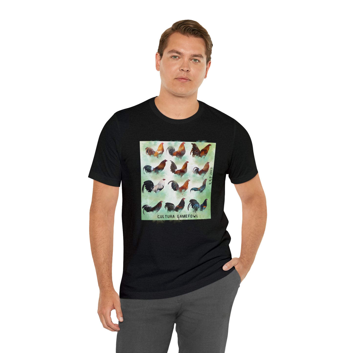 Cultura Gallos Finos Unisex Jersey Short Sleeve Tee